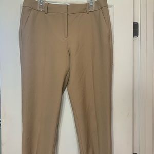 Talbots Hampshire curvy 10 camel tan pants with pockets
